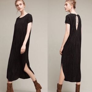 Sabina Musayev Anthropologie Textured Renaissance Midi Dress